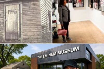 Eminem buys back his childhood home and turns it into the “Eminem Museum”—preserving a journey of survival, rebellion, and making rap history in America
