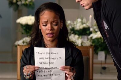 Eminem sent Rihanna a 4-line rap as a condolence poem — and insiders say “it’s the rawest thing he’s written in years.”