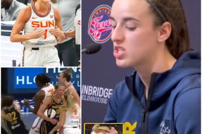 Social media is erupting over a message Caitlin Clark threw straight in the faces of Jacy Sheldon and Marina Mabrey after the two players pulled dirty and brutal moves against her. Everyone was left speechless when they heard it…