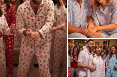SWIFTIE SLUMBER PARTY: Travis Kelce Crashes Taylor Swift Fan Pajama Bash with Anti-Hero Dance! Travis Kelce surprised a Taylor Swift fan sleepover, joining their Anti-Hero dance-off and dishing tour secrets. The clip of him rocking friendship bracelets and flubbing choreography is pure chaos—fans are obsessed!
