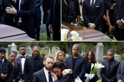 Eminem Ordered 144 White Doves for Rihanna’s Dad’s Funeral — But What He Did Next Left Beyoncé, Jay-Z, Drake, and Snoop Dogg Absolutely Speechless!The funeral was already filled with emotion—Rihanna in tears…