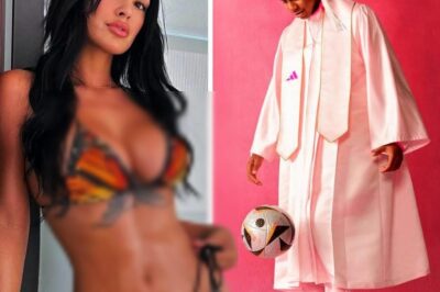 BREAKING: 29-year-old adult film actress Claudia Bavel shocked the world when she revealed a series of WhatsApp messages between her and Lamine Yamal on TV