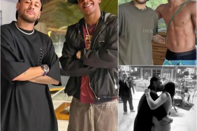 BREAKING: Neymar reunites with pregnant girlfriend Bruna Biancardi for romantic kiss and slow dance after welcoming Barcelona wonderkid Lamine Yamal to Brazil for summer holiday