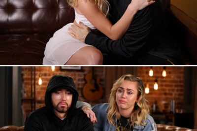 A bold, chilling duet that hits like a punch to the gut and a whisper to the heart—“Love Is Poison” isn’t just a song, it’s a storm. When Eminem and Miley Cyrus announced they were teaming up, fans braced for anything: heartbreak, chaos, maybe even a musical clash. What they got was all of it—and then some. Eminem spits some of his darkest verses in years, raw and razor-sharp, while Miley’s voice cuts through with a smoky, aching chorus that feels like a cry she’s been holding in forever. It’s not just a track—it’s survival set to music. “People think we’re opposites,” Em said. “But when it comes to pain? We speak the same language.”