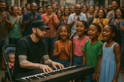 No one could believe their eyes: Eminem unexpectedly joins a street performance by underprivileged kids—and helps them complete a show that brings the neighborhood to life. An emotional moment as the rap legend becomes a mentor to dreams right on the sidewalk