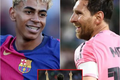 Following in Lionel Messi’s footsteps! Lamine Yamal embraces comparisons to Argentine hero as Barcelona wonderkid handed iconic shirt number