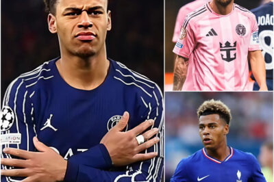 Inter Miami suffered a crushing 4-0 defeat against PSG. Immediately afterward, young striker Désiré Doué mocked legend Lionel Messi: “I HAVE SUCCESSFULLY AVENGED FRANCE, MESSI ISN’T SCARY AT ALL…” – Instantly, El Pulga fired back with a response that sent shockwaves through the media…