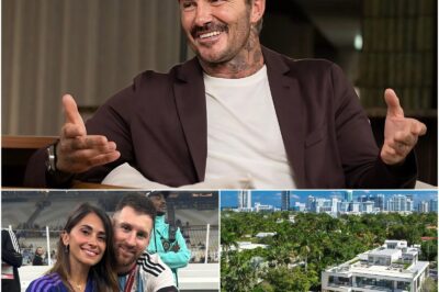 David Beckham has reportedly offered a LUXURY MANSION to convince Lionel Messi and his family to stay at Inter Miami. Messi’s wife has confirmed the gesture, sending shockwaves through the American media…