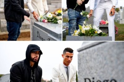 “Ronaldo & Eminem Visited Diogo Jota’s Grave in Secret — But When Eminem Whispered 5 Words in Portuguese, Ronaldo Collapsed in Tears… And a Hidden Link from Their Past Was Finally Exposed! And Eminem’s 78 White Roses Laid On The Grave That Truly Sent Shockwaves Around The World! ”No one expected Cristiano Ronaldo and Eminem — two legends from completely different worlds — to quietly visit Diogo Jota’s grave together, where a deeply hidden secret was revealed in a profoundly emotional moment. When Eminem whispered five words in Portuguese, Ronaldo dropped to his knees, tears streaming down, unable to hold back his emotions. What past connection binds them? And what is the true meaning behind those words? The whole world is waiting for answers. The Meaning Behind Eminem’s 78 Flowers Has The Whole World Shocked and Asking Why.