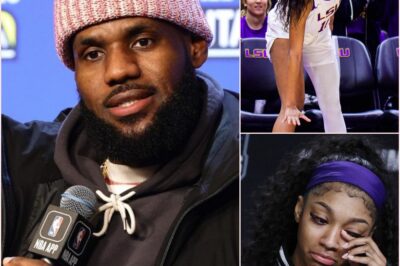 LeBron James shocked everyone when he spoke out about Angel Reese: “What is happening to Angel Reese is a crime against basketball. How can you be so cruel to abandon a 22-year-old girl who is carrying an entire generation on her shoulders?” He also issued a ten-word warning that shocked the entire NBA, sparking a fierce debate. Angel Reese responded within just five minutes…