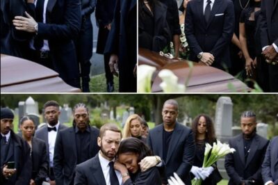 Eminem Ordered 144 White Doves for Rihanna’s Dad’s Funeral — But What He Did Next Left Beyoncé, Jay-Z, Drake, and Snoop Dogg Absolutely Speechless!The funeral was already filled with emotion—Rihanna in tears…