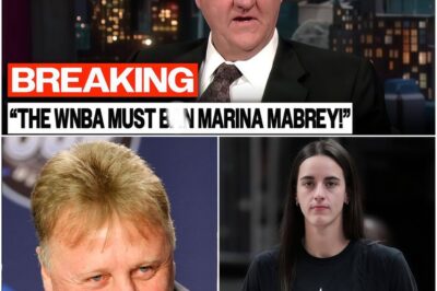 Larry Bird Just TORCHED Marina Mabrey for Her Cowardly Hit on Caitlin Clark