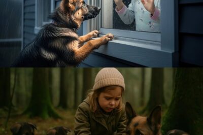 A German Shepherd Pleads with a Little Girl to Save Its Mother – Behind Her Pleading, a Sh0cking Discovery