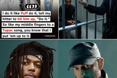 Eminem isn’t done with Diddy—and by the sound of it, he never will be. On his fiery new track with JID, “Animal Pt. I,” Em once again throws down the gauntlet, pointing the finger straight at Diddy, hinting that he had a hand in 2Pac’s murder.