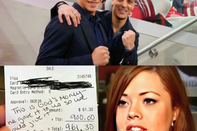 HEARTWARMING: Lily, a 24-year-old waitress, had no idea that she was serving Manchester United superstar Lisandro Martinez. Polite and discreet, Martinez enjoyed his meal without attracting attention. But as he left, he placed a folded receipt on the table… and walked out with a smile. Curious, Lily opened it, but within minutes was in tears. What Martinez wrote was more than just a thank you note — it changed her life…