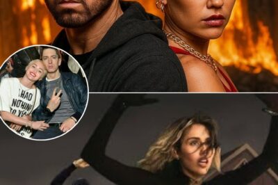 One is hip-hop’s sharpest blade. The other, a firestorm of country roots and pop rebellion. Together, they’ve created a track so raw, so exposed, and so eerily beautiful — fans are calling it “emotional arson in 4 minutes.” Eminem and Miley Cyrus have teamed up for the first time on “Burning Castles,” a haunting slow-burn that dropped without warning — and already feels like a cultural detonation.