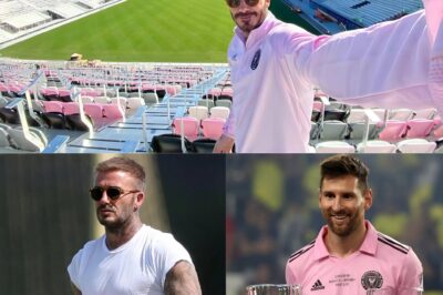 BREAKING NEWS: Inter Miami has unveiled an incredibly ambitious new stadium project, and club president David Beckham has made a shocking announcement — if the construction is completed ahead of schedule, he plans to name a very important part of the stadium after Lionel Messi, leaving everyone stunned…