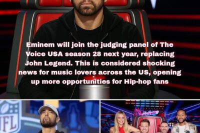 Eminem will join the judging panel of The Voice USA season 28 next year, replacing John Legend. This is considered shocking news for music lovers across the US, opening up more opportunities for Hip-hop fans