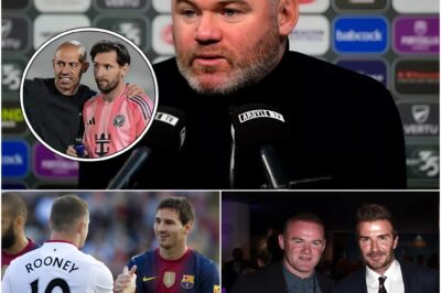 Manchester United legend Wayne Rooney declared, “MESSI IS BRILLIANT, BUT INTER MIAMI WON’T SUCCEED WITH MASCHERANO…” – The former English star openly offered advice to his former teammate David Beckham, stating that there is only one manager truly suitable for Inter Miami right now, and that name will shock everyone…