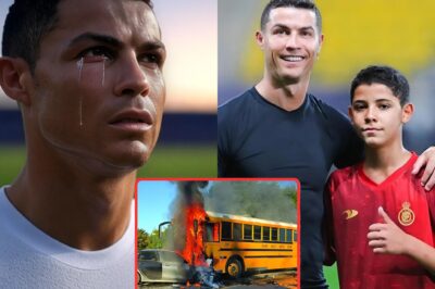 SAD NEWS: A serious traffic accident has just occurred when a school bus has overturned in Florida, many people di3d. Rescue teams are trying to find and they confirmed that among them is related to the child of famous football player Cristiano Ronaldo…