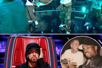 A 16-year-old Black teenager—who looked so much like Eminem’s late best friend Proof it gave people chills—stepped onto The Voice stage and changed the entire room in seconds. The moment he opened his mouth to sing “Like Toy Soldiers,” it was like time stopped. Every word hit with emotion, raw and real, as if he’d lived the pain himself. You could hear it in his voice—grief, strength, love, and something deeper. By the time he reached the final note, the audience was on their feet, clapping through tears, unable to speak. It wasn’t just a performance—it felt like a message from the past. Backstage, even Eminem couldn’t hold it together. When he saw the boy and heard that voice, it was like seeing Proof one more time—and he broke down. A moment no one there will ever forget.