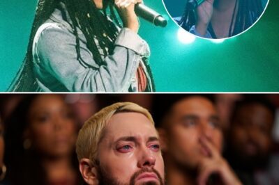 A 20-year-old Black woman walked onto The Voice stage with nothing but a mic in her hand and fire in her heart. No backup, no flash—just guts. Then she did the unthinkable: she chose Eminem’s “Lose Yourself.” The crowd held its breath. One verse in, the room went silent—not out of shock, but awe. She didn’t just sing it—she owned it. Every word hit different. She turned that hard-edged anthem into something soulful, raw, and heartbreakingly beautiful.