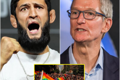BREAKING NEWS: Famous LGBT billionaire Tim Cook has reportedly offered UFC star Khamzat Chimaev a $199 million deal — on the condition that he publicly appears in an advertisement supporting the LGBT community at every event he competes in. In response, Chimaev sent back just one sentence that left the entire sports world speechless…