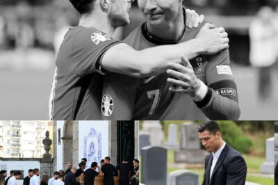 BROKEN BROTHERHOOD: Diogo Jota’s Lamborghini EXPLODES in a horrific crash — Cristiano Ronaldo in SHOCK, ABANDONS his vacation, boards a PRIVATE JET to attend his brother’s funeral, and VOWS to support Jota’s children until they turn 18. He breaks down while sharing a heartbreaking tribute at the funeral – emotional details have just been revealed.
