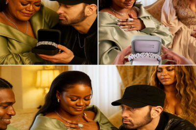 EXCLUSIVE: Eminem Sends Rihanna Diamond Baby Bracelet — But the Hidden 8-Word Message Inside Leaves ASAP Rocky Speechless… and Beyoncé in Tears!The world thought it was just a gift — a diamond bracelet for Rihanna’s third child. But no one expected this. Inside, Eminem had engraved 8 haunting words — a whispered phrase from years ago, never spoken publicly… until now. Sources say Rihanna was visibly shaken. ASAP Rocky reportedly said only one word: “Why?” And Beyoncé? She read the message… and started crying. Fans are spiraling. What did Eminem say? Why now? And what does it mean for the past — or the future? This isn’t just a gift. It’s a message the world wasn’t ready for.