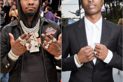 Asap Rocky surprised everyone when he said about Offset: “What’s happening to Offset is a crime against husbands. How can someone be so cruel and abandon a 33-year-old man who has the burden of a family on his shoulders?” He also gave a ten-word warning that shocked the world, sparking a heated debate. Offset responded five minutes later…