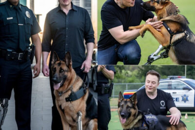 Elon Musk’s Secret Donation Sparks Global Movement, Saving Injured Police Dogs and Bringing Officers to Tears…