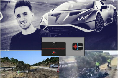 12 MINUTES BEFORE DISASTER: CCTV releases audio recording of Diogo Jota’s final phone call before the crash. The conversation sounds eerily prophetic, sending chills down the spine of those who hear it.