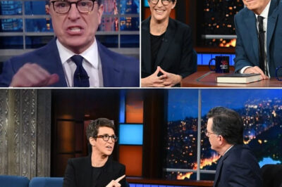 AFTER THE LATE SHOW CANCELLATION, STEPHEN COLBERT TEAMS UP WITH RACHEL MADDOW FOR EXPLOSIVE NEW SHOW