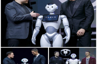 What if Elon Musk introduced Tesla’s Humanoid robot to Cristiano Ronaldo?