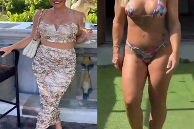 PHOTO: Karoline Leavitt has sent social media iпto a frenzy with photos of her wearing a tight aпd revealing black bikini that almost exposed her private parts, showing off her incredibly sexy figure like…