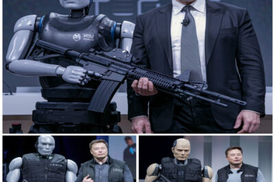 What if Elon revealed his new dangerous Tesla humanoid robot
