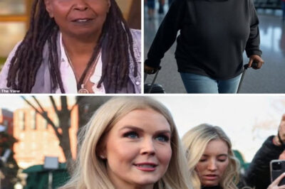 “THE VIEW COLLAPSES: Whoopi FLEES THE COUNTRY AFTER Karoline Leavitt ACCELERATES $800M LAWSUIT PROCESS!”