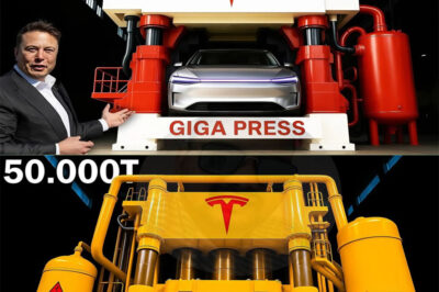 Elon Musk LEAKED Insane GIGA PRESS 50.000T ON Never Seen Production Line! Casting 5 Tesla At Once!