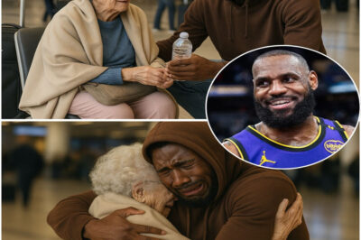 She Was Struggling With Her Luggage at the Airport When a Stranger Stepped In to Help — It Was LeBron James. But What Happened After He Walked Her to Her Gate Left Her Entire Family in Tears, as the NBA Star Did Something So Quiet, So Personal, and So Full of Heart That Even Airport Staff Couldn’t Hold Back Their Emotion