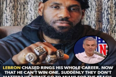 Colin Cowherd on LeBron James downplaying ring culture!