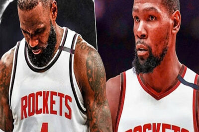 New blockbuster three-team trade proposal sends LeBron James to Rockets alongside Kevin Durant