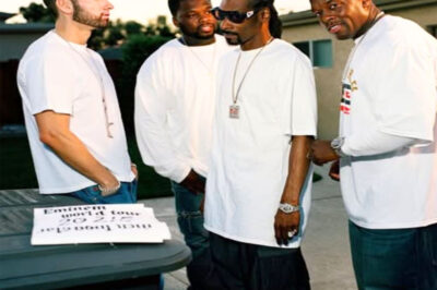 “Eminem, Snoop Dogg, Dr. Dre & 50 Cent Reunite After 24 Years — But It’s Not What You Think! The 1999 Promise That Changed Everything”!In a jaw-dropping twist, rap legends Eminem, Snoop Dogg, Dr. Dre, and 50 Cent reunited — but this time, it wasn’t to drop new music. Behind closed doors, they honored a secret pact made back in 1999, a promise so powerful it’s shaken the hip-hop world. What could have brought these icons together after all these years? The truth will shock you, revealing a side of their bond no fan expected. Get ready for the untold story that’s rewriting rap history.