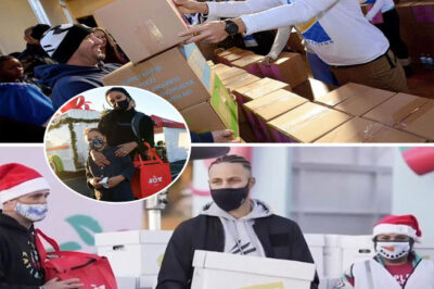 STEPH CURRY & FAMILY DELIVER HOLIDAY HOPE: HANDS-ON FOOD DRIVE FEEDS 400 STRUGGLING FAMILIES!