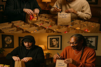 Eminem and Snoop Dogg SURPRISE Fans with Handwritten Messages Inside 100 Meal Bags – What’s REALLY Inside?!