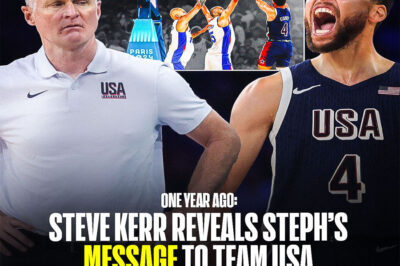 Steve Kerr reveals Stephen Curry’s message right before gold medal game heroics