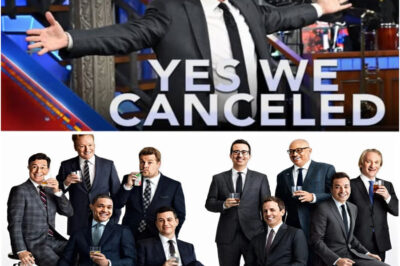 “They were supposed to be rivals — but what happened on Colbert’s empty stage left the whole industry stunned.”