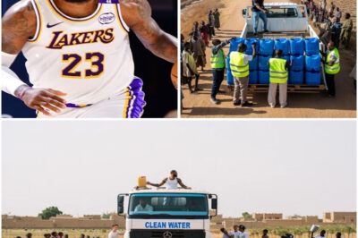LeBron James shocked fans and locals alike when he personally drove a truck full of clean water into a drought-stricken region, refusing to let anyone else take the wheel. He was caught on camera arriving in several hard-hit towns, where families rushed to thank him for delivering life-saving aid. But it was his unannounced stop at a small, remote village — one that wasn’t even on his planned route — that got onlookers talking. Lebron James revealed that the village had a special meaning in his life, as he experienced a life-threatening incident as a child.