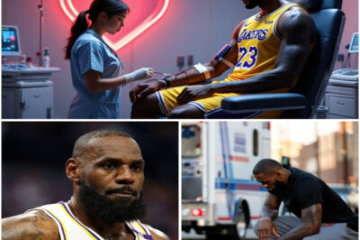 “Witnesses at a Local Hospital Couldn’t Believe Their Eyes When NBA Superstar LeBron James Quietly Rolled Up His Sleeve to Donate Blood After a Young Car Crash Victim Was Rushed Into the Emergency Room. Doctors Say the Situation Was Critical, Time Was Running Out, and Without the Immediate Donation the Outcome Might Have Been Very Different. Now, Word of the Star’s Selfless Gesture Is Spreading Quickly — Leaving Fans Asking What Inspired LeBron to Step In So Personally, and Why He Insisted on Keeping the Life-Saving Act Out of the Spotlight”