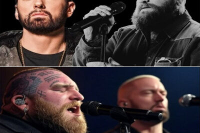 The rap god and the soul singer. On paper, it sounds impossible. But at midnight, Eminem and Teddy Swims stunned fans by releasing “Kneeling for You” — a haunting, emotional anthem that fuses hip-hop grit with gospel-soaked soul. Within hours, the track shot up global charts, leaving listeners speechless and in tears.