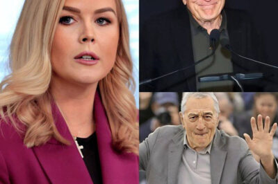 SH0CKING ATT@CK: ROBERT DE NIRO SLAMS KAROLINE LEAVITT, CLAIMS “SHE’S NOT QUALIFIED TO BE A ROLE MODEL FOR WOMEN” — PUBLIC REACTION EXPLODES! In a fiery statement that has left the internet reeling, Hollywood legend Robert De Niro has blasted Karoline Leavitt, saying she’s unfit to be a role model for women. The actor’s explosive critique has sparked a fierce public debate, with fans and critics divided. What triggered this unexpected attack, and how will it impact Leavitt’s reputation? Get the full story behind this viral clash!